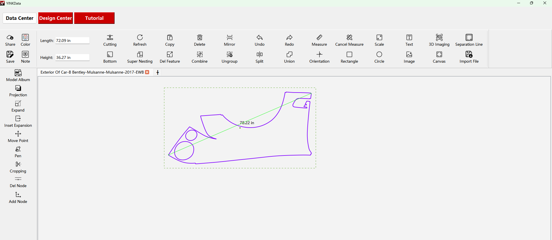 YINK PPF cutting software