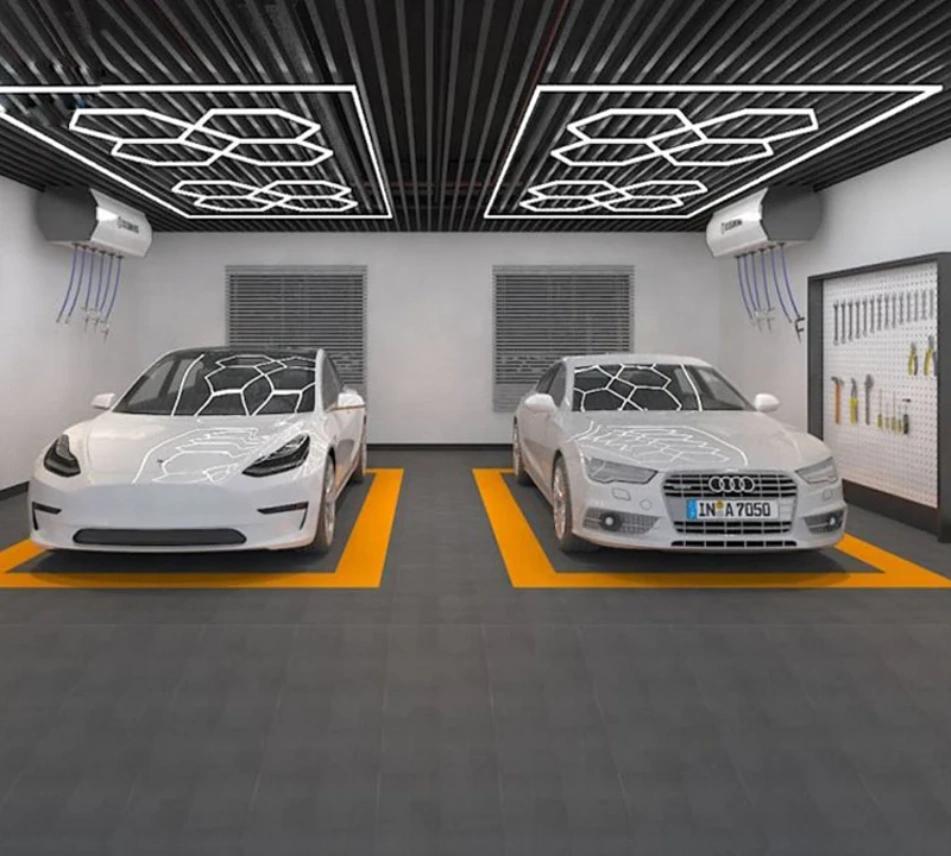 Professional PPF workshop environment with clean setup and lighting for installation