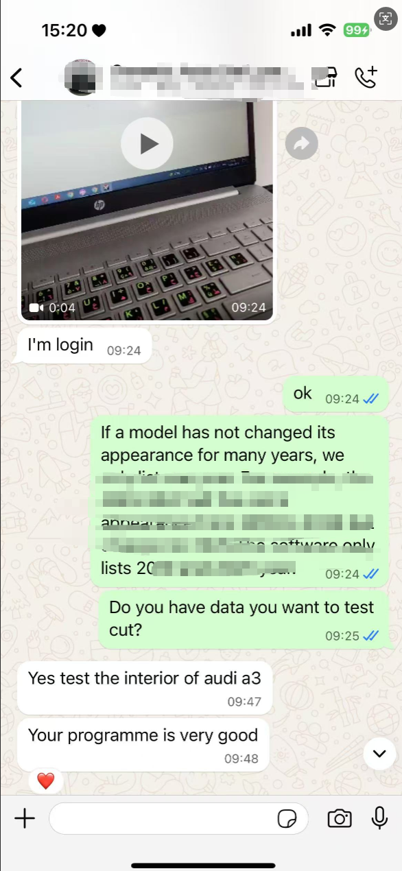 Your programme is very good