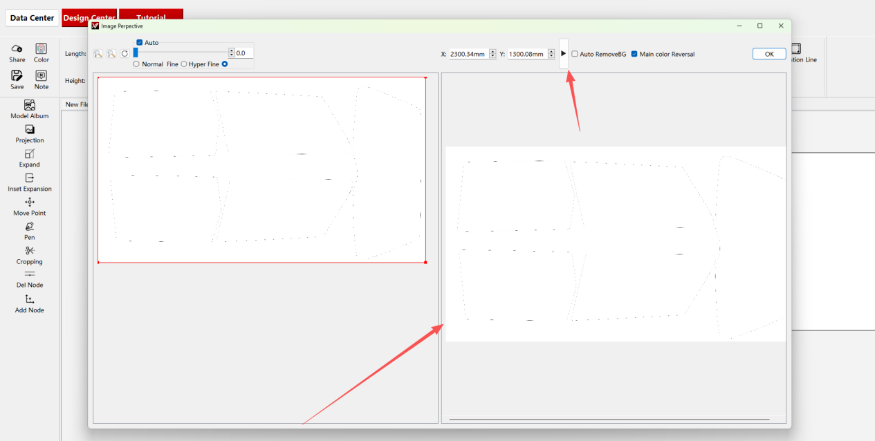 Vector Engine in yink software